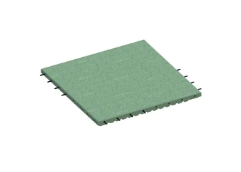 Коврик резиновый прямой 1000х1000х60 зеленый - 003566
