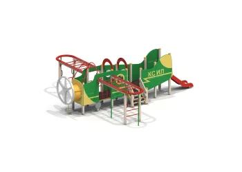 Детский игровой комплекс &laquo;Самолёт&raquo; - 004435